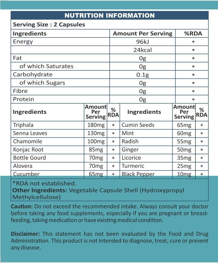 Shield Veda Digestive Support Capsules | Plant Based Gut & Metabolism Support | 60 Veg Capsules - Image 7